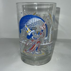 Disney World Collectible Glass Tumbler